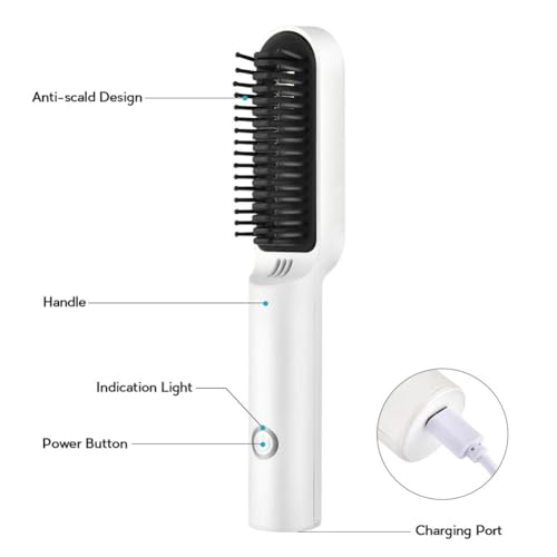 Plancha de Pelo Inalámbrica Profesional USB miniatura 4