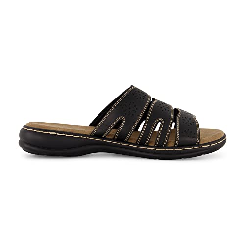 CUSHIONAIRE Women's Barret comfort sandal with +Comfort Foam and Wide Widths Available4