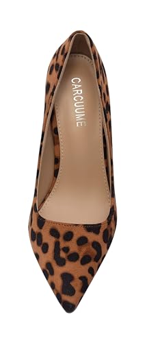 Women's Pumps Slip On High Heels with Pointed Toe 4.1 Inch Stiletto Bridal Party Dress Heels for Casual4