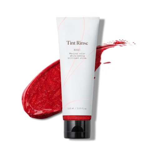 eSalon Colour Depositing Hair Colour Booster Treatment - Tint Rinse Hair Toner & Enhancer - Professional-Grade Mask - Apply with Shampoo & Conditioner (Red)