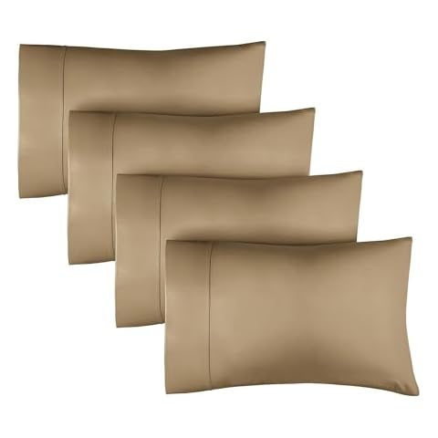 King Size Pillow Cases Set of 4 - Extra Soft Cover