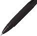 uniball 307 Gel Pen, Retractable, Micro 0.5 Mm, Blue Ink, Black Barrel, Dozen