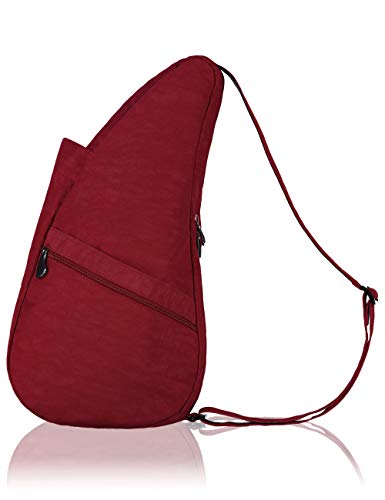 [ヘルシーバックバッグ] バッグ テクスチャードナイロン Sサイズ クリムゾン