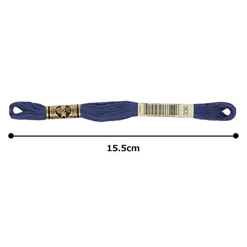 Image of DMC 6-Strand Embroidery Cotton Floss, Navy Blue