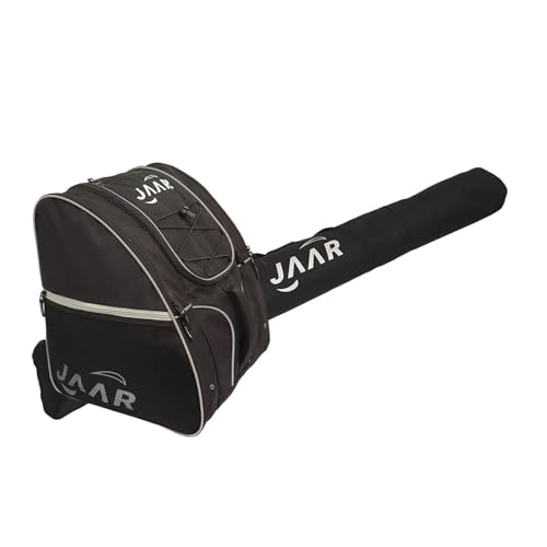 TRANSPACK Unisex Adult Jaar Lowrider 57L Water-Resistant Padded Rectangle-Shaped Ski/Snowboard Boot Backpack & 185cm Ski Bag Combo, Black (4402-01)