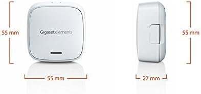 Gigaset Window Sensor dimensions diagram