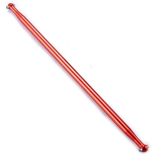 Ejes de transmisión para Slash 2WD 1/10 RC, Eje De Transmisión Principal De Aleación De Aluminio para Coche con Montaje, Piezas De Camión De para Carrera Corta(Red)