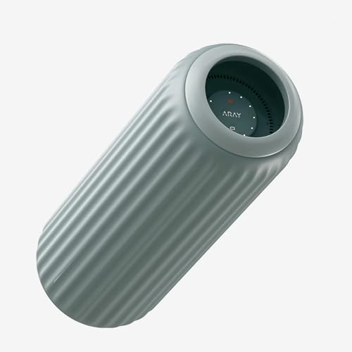 Aray Heated Foam Roller - Rodillo de Espuma Calefaccionado Sin Cable para Masaje Muscular Profundo y Recuperación | Batería Recargable de 60 Minutos, Niveles Ajustables de Calor, Ridges Ergonómicos, Mango Incorporado, Para Espalda, Caderas y Banda IT