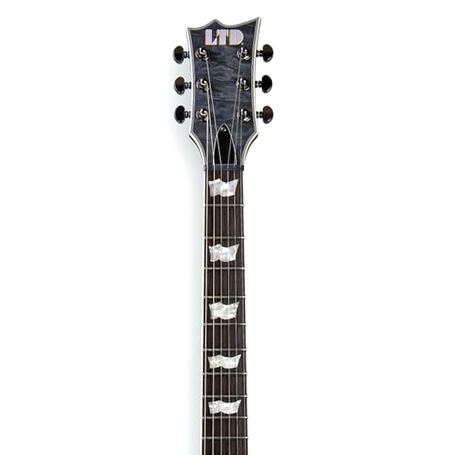 ESP LTD EC-401 QM STBLKS Guitare électrique See Thru Black + câble jack Keepdrum - Les Beatles, Paul McCartney, John Lennon, RIngo Starr, George Harrison ESP LTD EC-401 QM STBLKS Guitare électrique See Thru Black + câble jack Keepdrum – Image 6