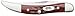 Case WR XX Pocket Knife Pocket Worn Old Red Bone Small Texas Toothpick Item #792 - (610096 SS) - Length Closed: 3 Inches