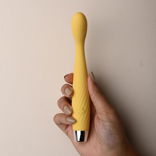 Image of Elosnoc Waterproof Massager Flexible Full Body Electric 10 Speeds Waterproof Massager with Flexible Neck | Customized Relaxation - Ergonomic Design for Comfortable Handling-Yellow