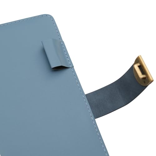 Image of STORE 2508 Vintage Finish Lock Diary with 3-Digit Metal Combination Lock | A5 Retro Codebook Journal | PU Leather Notebook with 230 Pages | Secret Password Diary for Writing Notes Gifts (Blue Retro)