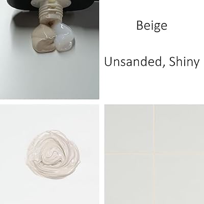 Epoxy Grout for Tile & Stone, Waterproof, Stain, Mold, Mildew, Crack & Chemical Resistant for Floor & Wall, Ready to Use, Easy to Apply & Clean (Beige, Unsanded, 2 pks)