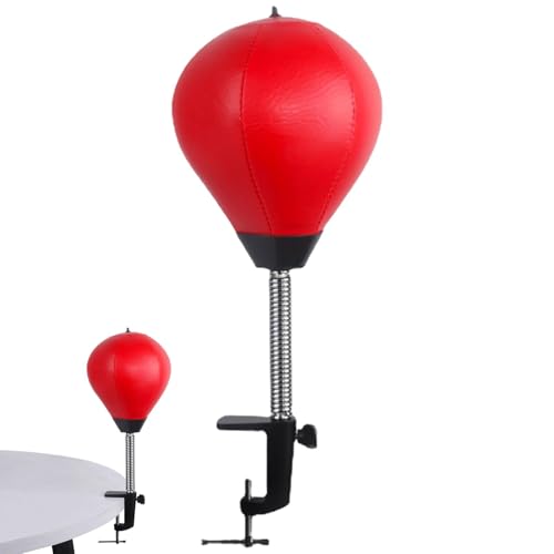 Desktop Boxsack, Punchingball Tisch, Büro Punching Ball, Antistress MiniTischiboxsack Mit Tischklemme Und Saugnapf Für Bürotisch Und Theken, Lustiges Geschenk Für Freunde Oder Kollegen