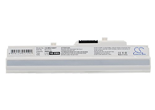 CS - Batteria di ricambio per X110 4400 mAh 14L-MS6837D1 3715A-MS6837D1 6317A-RTL8187SE BTY-S11 TX2-RTL8187SE