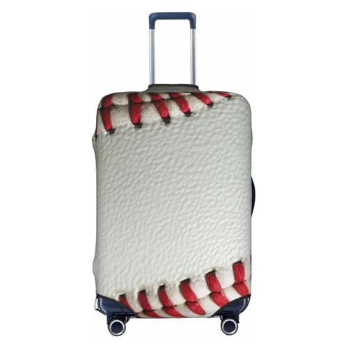 Travel Luggage Suitcase Protector Zipper Baggage Protector Fits 19-32 inch Luggages, Anti-Scratch Luggage Case Protective Cover, Washable, Baseball - Main Image