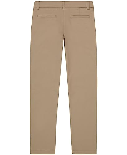 Image of Izod Girls' School Uniform Twill Skinny Pants, Made with Stretch Performance Material, Wrinkle & Fade Resistant