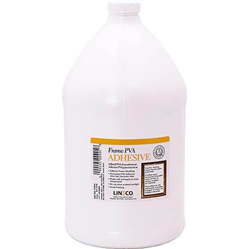LINECO PVA Adhesive, Picture Frame Glue, Adhere Wood or MDF,