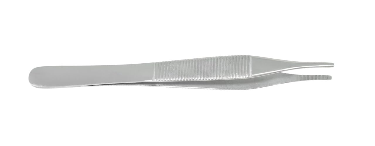 Adson Dressing Surgical Forceps 4 3/4 inches Serrated Stainless (Pack of 5) — Amazon image 2