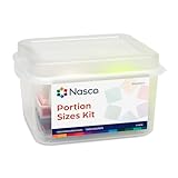 Nasco WA20511 Food Portion Size Set, Nutrional Food Size Reference Kit, Educational and Teaching Use, Nutritionists, Educators, & Individuals