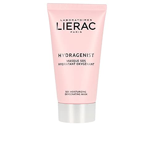 Lierac Hydragenist Maschera SOS Viso Idratante Rimpolpante con Acido Ialuronico, per Tutti i Tipi di Pelle, Formato da 75 ml