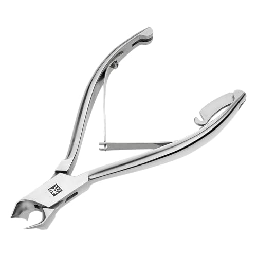 ZWILLING Nagelzange Kopfschneider (für feste Nägel und Nagelecken, ergonomische Griffe, besonders scharfe Schneiden), Premium, Silber