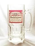 Budweiser Large Thick Glass Mug 'This Bud's for You'
