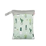 Olesew 防水ポーチ おむつポーチ 30*40cm 防水バッグ 保育園 幼稚園 防水 洗濯機OK 大容量 オムツ 着替え入れ 持ち運び 軽量 便利 汚れ物入れ お風呂 温泉バッグ スイミング ジム ヨガ水泳 下着入れ 北欧 旅行 (GF23)