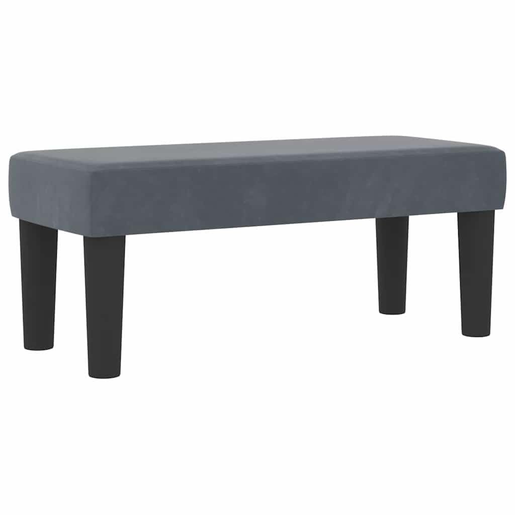 Contenitore in legno imbottito velluto Grigio scuro stile moderno 62.06