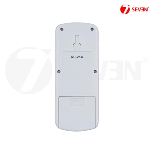 Image of 7SEVEN Compatible with Mitsubishi Electric Ac Remote Control Part Number RKX502A001 Model 25a Suitable for Split Multi Split Air Conditioners - Match Exactly Key by Key Functionality