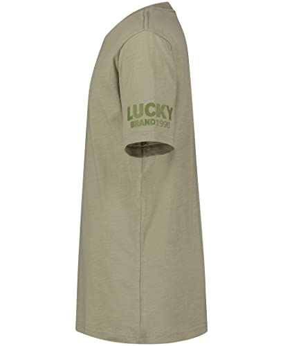 Image of Lucky Brand Boys' Short Sleeve Graphic Crew Neck T-Shirt, Soft, Comfortable, Relaxed Fit
