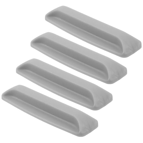 jojofuny Tiradores Adhesivos para Armarios y Refrigerador 2 Pares Gris sin Perforación Autoadhesivos para Puertas Corredizas y Cajones, Manijas Resistentes al Agua para Cocina y