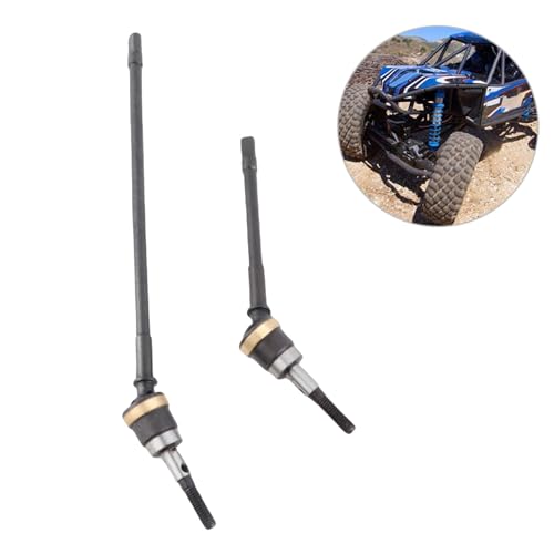 KIMISS Axial Ar60 Achsen Axial Wraith Achswellen Schwarz Cvd Antriebswelle Legierung Vorderachse Ersatzteile für Axial Wraith Rcwler Auto