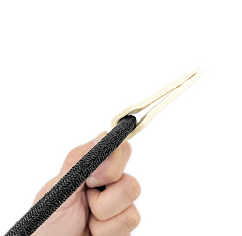 MAGMA 10 Befestigungsringe für Ankerschrauben Poolplane – Verankerungen für elastische und Spanner – Befestigung von elastischen Seilen – Markisen, Hüllen, Camping, Geschäfte, Zelte (weiß)