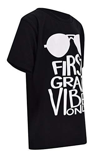 Image of Unique Baby Boys 1st Grade Vibes Only Back to School T Shirt
