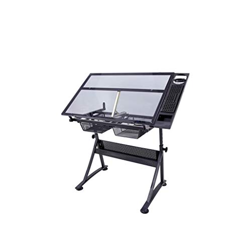 Drafting Desk, Drafting Table Desk,With Adjustable Height For Art Design Drawing Writing Painting Crafting Drafting Work And Study,A