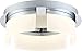 Eurofase 31798-013 Bria Opal Curved 3 Lens Led Flushmount, Chrome Finish, 11 inch in Diameter - Model 31798-013Chrome