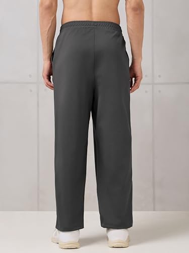Image of TECHNOSPORT Men's Relaxed Fit Active Out Parachute Track Pant with Elasto Plus for Gym, Running, Training & Workout Wear