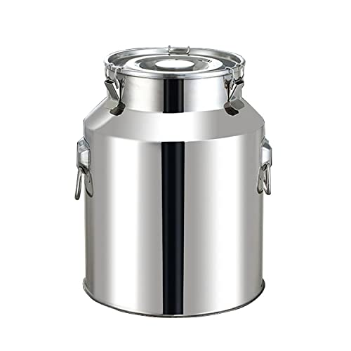 Bidon à lait de transport récipient de stockage de crème en inox 14L