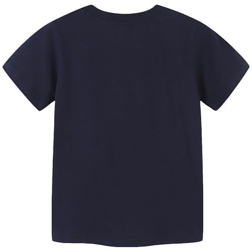 Image of AIWUHE Toddler T Shirts Cotton Summer Tshirts Boys Girls Short Sleeve Tee Tops Casual Graphic Clothes Crew Neck Shirts 2-6Y