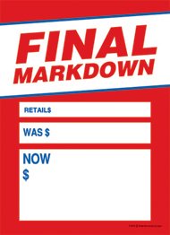 T50FIN Final Markdown - Slotted Sale Tags - 5