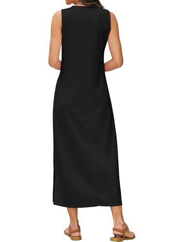 RUMIA Women's Maxi Dresses Casual Summer Elegant Side Slit Dress with Pockets (S-XXL) - Image 6