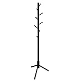 Alotpower Wooden Tree Coat Rack Stand, 3 Adjustable Sizes, 8 Hooks - Super Easy Assembly NO Tools...