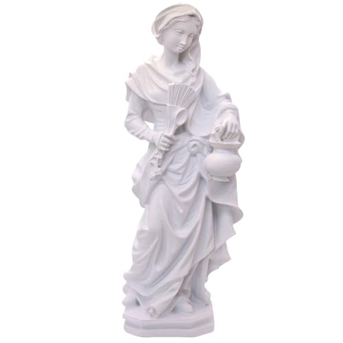 Estatua de la Madonna para Cocina en Resina Blanca miniatura 1
