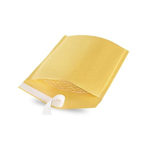 ULINE S-13944 Self-Seal Uline Kraft DVD Bubble Mailers