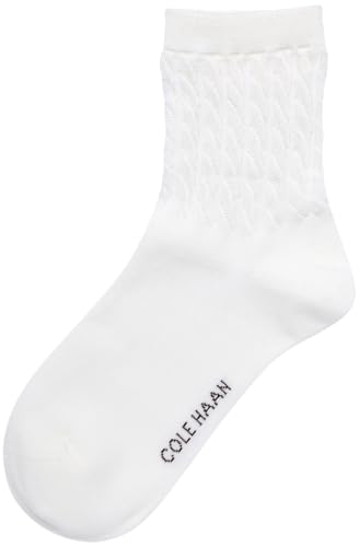 Image of Cole Haan Womens Dress Socks - Soft Lightweight Cotton Mini Crew Anklet Socks for Women