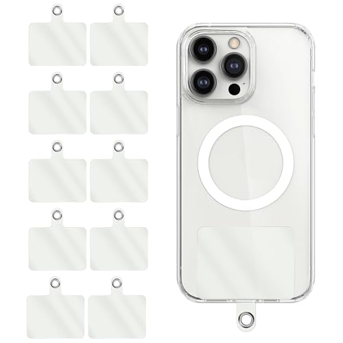 Bremorou 10 Unidades de Colgante y Soporte de Cordón para Teléfono Móvil - Adaptador, Banda y Correa Universal