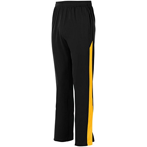 Augusta Activewear Medalist Pant 2.0, Black/Gold, Medium