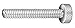 Thumb Screw, Knurl, M3x0.50x13mm, Pk5