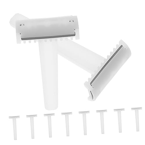 WOFASHPURET 10pcs Disposable Shaver Double Edge Safety Razor for Underarm Hair Removal Hair Trimmer for Women and Men